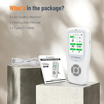 دستگاه سنجش کیفیت هواLifeBasis Medidor Calidad Aire 10 en 1