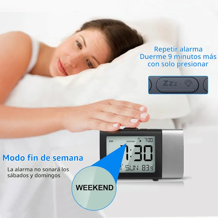 ساعت رومیزی پروژکتوردار (MeesMeek)