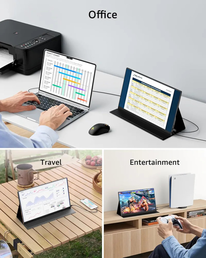 مانیتور پرتابل یونیک Yodoit مدلPTM15