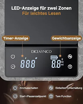 ترازوی دیجیتال قهوه (Diceaynico Coffee Scale)